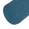 vidaXL Cojines Bolster 2 pcs Azul &Oslash; 25 x 70 cm Tela de pana