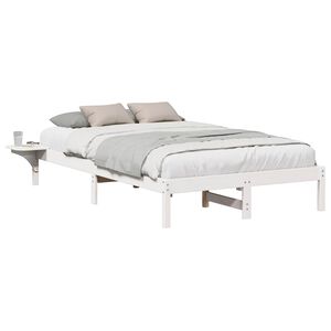 vidaXL Estructura de cama 140 x 190 cm Madera de pino macizo