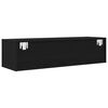 vidaXL Muebles de TV 2 uds Roble Negro 100x31x25,5cm Madera ingenier&iacute;a
