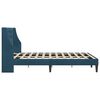 vidaXL Estructura de cama con cabecera Azul 120 x 190 cm Terciopelo