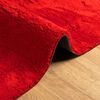 vidaXL Alfombra de pelo corto suave lavable HUARTE rojo 80x250 cm