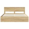 vidaXL Estructura de cama Sonoma 180 x 200 cm Madera de pino macizo