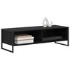 vidaXL Gabinete de TV Roble Negro 100 x 36.5 x 30.5 cm