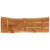 vidaXL Tablero rectangular madera de acacia borde vivo 120x40x3,8 cm