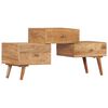 vidaXL Mueble para TV madera maciza de acacia 108x30x49 cm