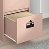 vidaXL Mueble archivador con caj&oacute;n Rosa 45,5 x 42 x 106,5 cm