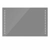 vidaXL Espejo de pared con luces LED 100x60 cm