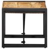 vidaXL Mesa de centro 40x40x35 cm madera maciza de mango rugoso