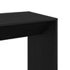 vidaXL Mesa de Bar Roble Negro 51 x 50 x 103,5 cm Madera de ingeniería