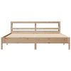 vidaXL Estructura de cama sin colch&oacute;n madera maciza de pino 200x200 cm