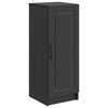 vidaXL Aparador Negro 33 x 34,5 x 87 cm Madera de Ingenier&iacute;a