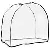 vidaXL Cubierta para cochecito de mascotas Manual Transparente PVC