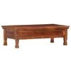 vidaXL Mesa de centro de madera maciza de acacia 110x55x35 cm
