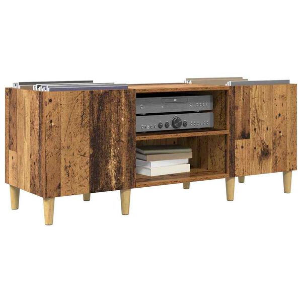 vidaXL Mueble para discos de vinilo Madera Vieja 121 x 38 x 48 cm
