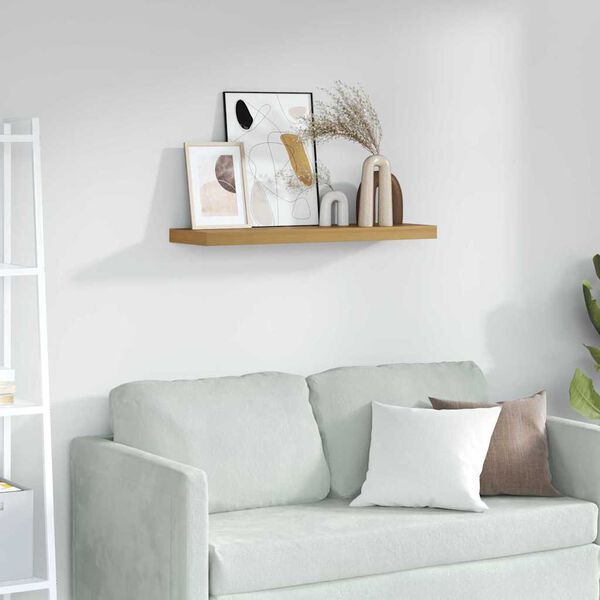 vidaXL Estante de pared Marr&oacute;n 90 x 23,5 x 4 cm Madera de ingenier&iacute;a