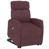 vidaXL Sillón elevable tela morado