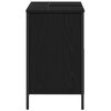 vidaXL Mueble de ba&ntilde;o con lavabo negro 60x34,5x60 cm