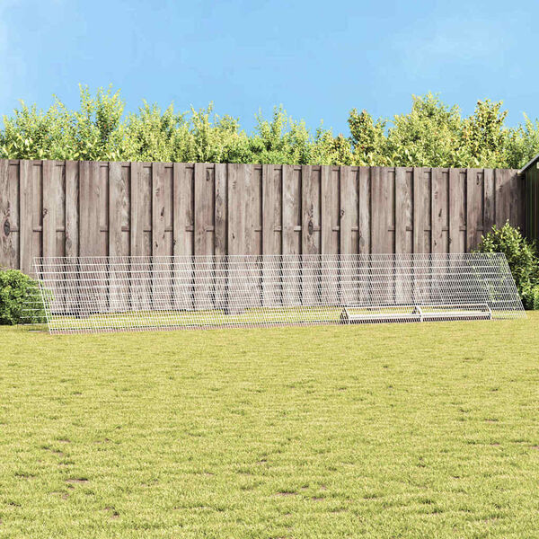 vidaXL Jaula para pollos Plateado 650 x 100 x 85 cm Acero Galvanizado