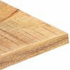 vidaXL Superficie de mesa madera maciza de mango 25-27 mm 70x60 cm