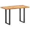 vidaXL Mesa de comedor madera maciza reciclada 120x60x76 cm