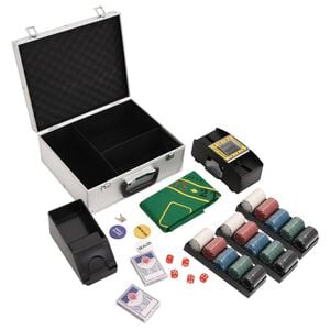 vidaXL Juego de p&oacute;ker 300 piezas 4 g