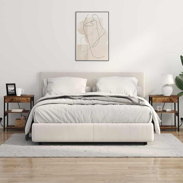 vidaXL Armario de Noche Roble ahumado 41 x 31 x 51 cm