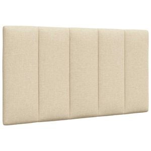 vidaXL Cabecero de cama acolchado Hanko tela crema 80 cm