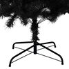 vidaXL &Aacute;rbol de Navidad con 300 LED con soporte Negro 210 cm PVC