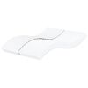 vidaXL Colch&oacute;n de espuma dureza H2 H3 blanco 200x220 cm