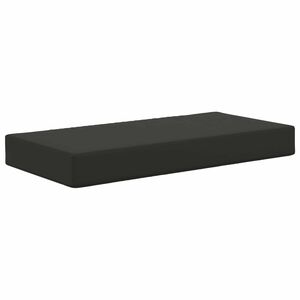 vidaXL Coj&iacute;n de asiento de exterior Negro 80 x 40 x 8 cm