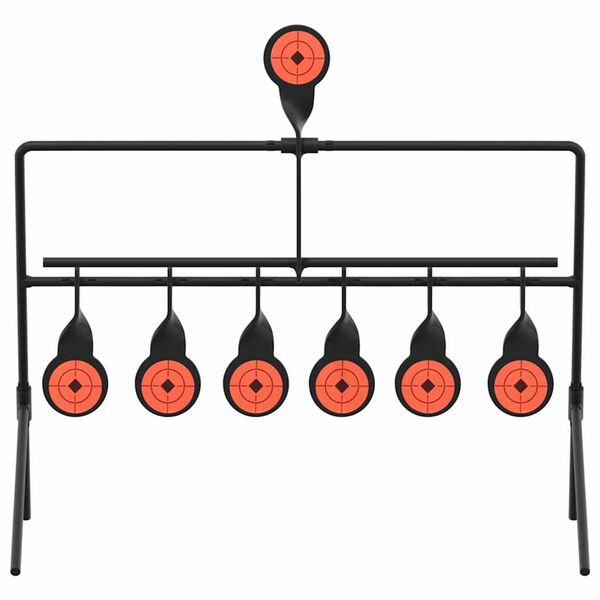 vidaXL de restablecimiento Negro 38 x 20,5 x 33 cm Acero