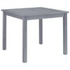 vidaXL Mesa de comedor de jard&iacute;n madera maciza de acacia 88x88x74 cm
