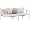 vidaXL Estructura de sofá cama sin colchón metal gris 90x200 cm