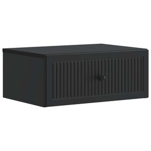 vidaXL Armario de Noche Negro 49 x 34,5 x 20 cm Madera de Ingenier&iacute;a