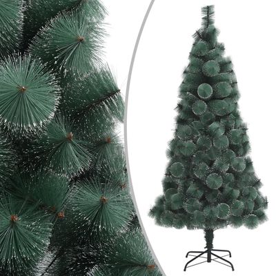 vidaXL Árbol de Navidad artificial con soporte verde PET 120 cm
