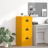 vidaXL Mueble archivador Amarillo Mostaza 45,5 x 42 x 106,5 cm