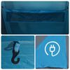vidaXL Tienda de campaña familiar túnel 10 personas impermeable azul
