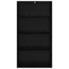 vidaXL Estanter&iacute;a Aut&oacute;noma Roble Negro 80 x 30 x 152 cm