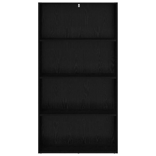 vidaXL Estanter&iacute;a Aut&oacute;noma Roble Negro 80 x 30 x 152 cm