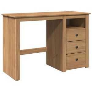 vidaXL Escritorio PANAMA madera maciza de pino 112x45x75 cm