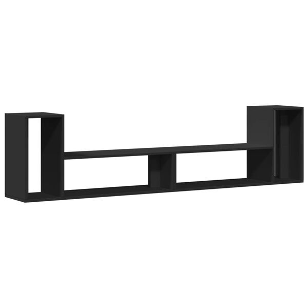 vidaXL Muebles para TV 2 uds madera de ingenier&iacute;a negro 100x30x50 cm