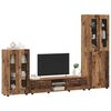 vidaXL Conjunto de mueble de TV con caj&oacute;n FLORIN Madera vieja