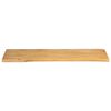 vidaXL Tablero de mesa borde natural madera maciza mango 110x40x2,5 cm