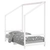 vidaXL Estructura de cama para ni&ntilde;os madera de pino blanco 80x160 cm