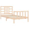vidaXL Estructura de cama sin colch&oacute;n madera maciza de pino 90x200 cm