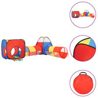 vidaXL Tienda de juego de niños con 250 bolas multicolor 190x264x90 cm