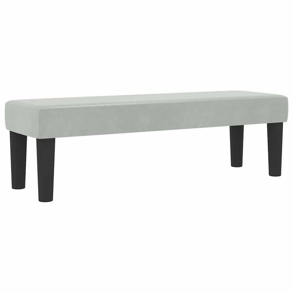 vidaXL Cama tipo Box Spring Gris Claro 200 x 200 cm Terciopelo
