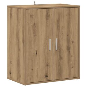 vidaXL Zapatero madera ingenier&iacute;a roble artisan 60x35x70 cm