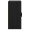 vidaXL Vitrina Roble Negro 40 x 33 x 70 cm Madera contrachapada