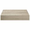 vidaXL Estantes flotantes de pared 2 uds MDF roble 23x23,5x3,8 cm